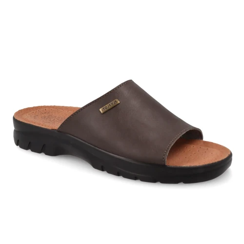Fly Flot - Synthetic Man Slipper Brown