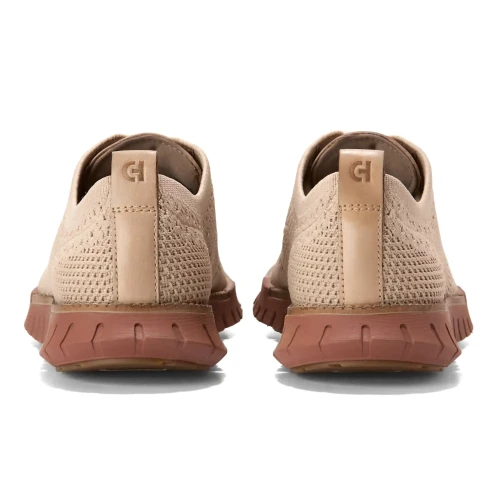 Cole Haan - Zerogrand Remastered Stitchlite Wingtip Lt Sesame   Sesame  Dk Cuoio