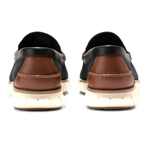 Cole Haan - Zerogrand Remastered Stitchlite Loafers Black  Brit Tan   Ivory