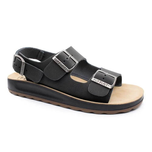 Fly Flot - Synthetic Man Sandal Black