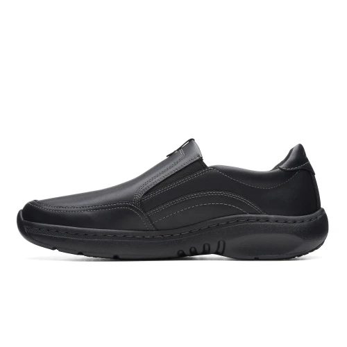 Clarks - Clarkspro Step Black Leather