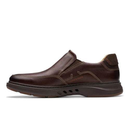 Clarks - Un Briley Step Mahogany Leather