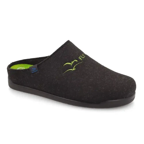Fly Flot - Cloth Man Slipper Black