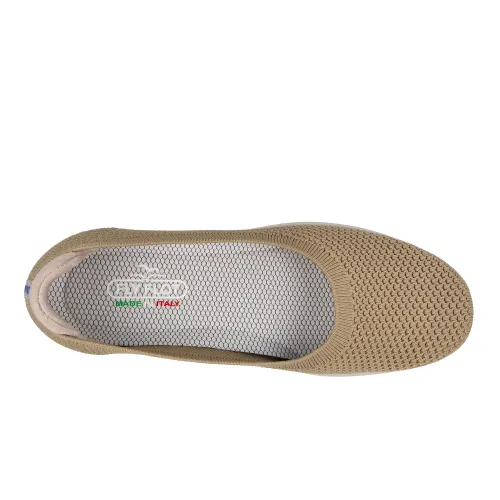 Fly Flot - Cloth Woman Shoe Hazel