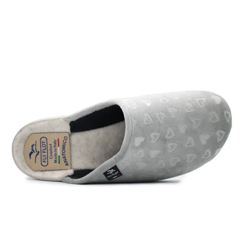 Fly Flot - Cloth Woman Slipper Light Grey