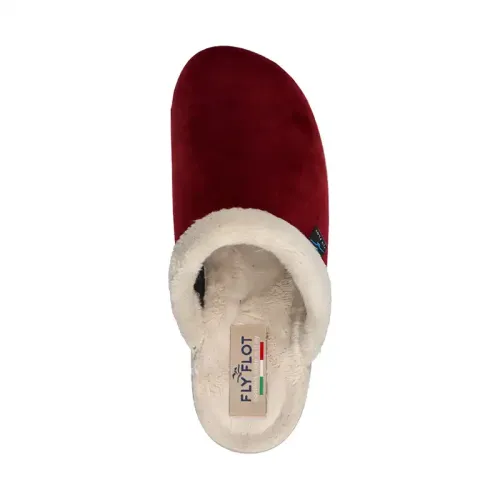 Fly Flot - Cloth Woman Slipper Burgundy