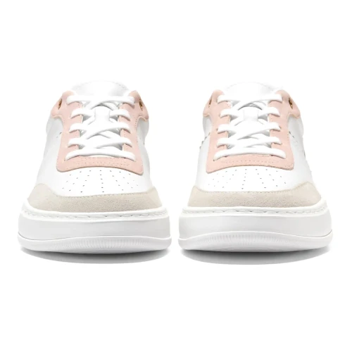 Cole Haan - Grandpro Carissa Sneakers White Silver Birch Suede Soft Gold Cameo Rose Snake Print