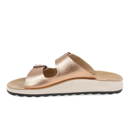 Fly Flot - Synthetic Woman Slipper Dark Gold