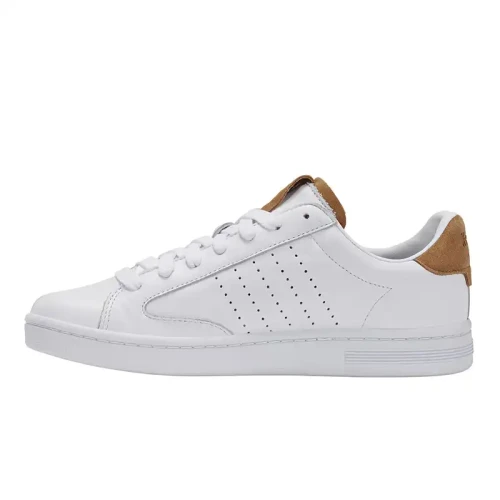 K-Swiss - Lozan  Klub Lth Wht/Wht/Brwnsgr Sd M