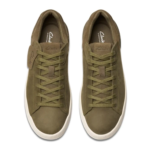 Clarks - Courtlite2 Run Olive Nubuck