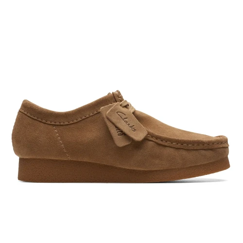 Clarks - Wallabeeevo Dark Sand Suede