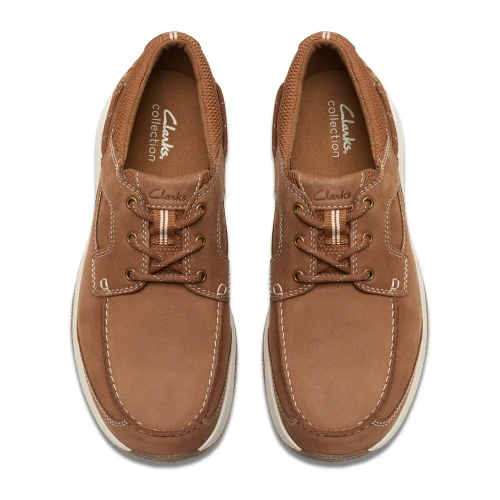 Clarks - Sailview Lace Light Tan Nubuck