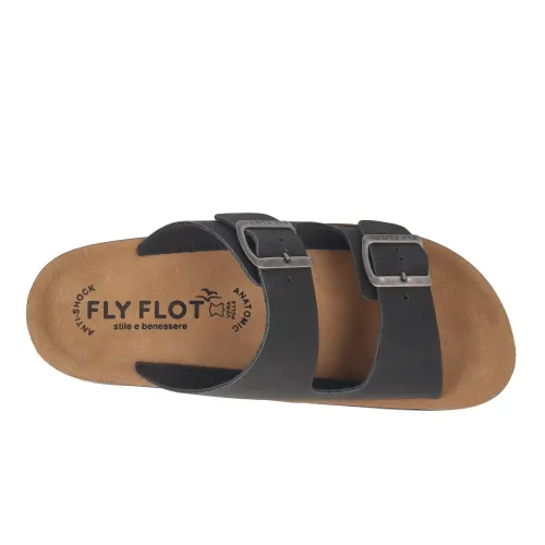 Fly Flot - Synthetic Man Slipper Black