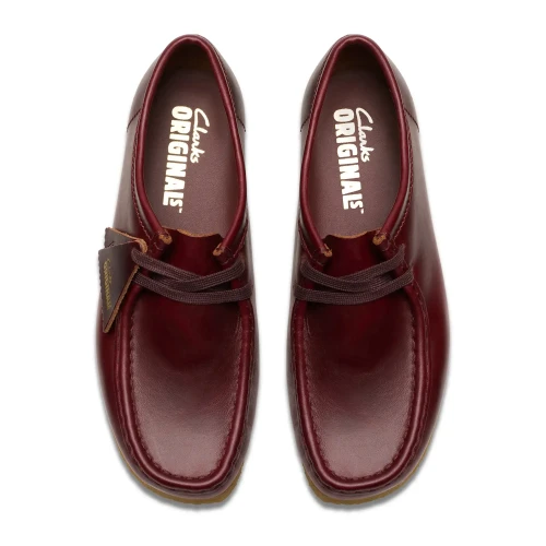 Clarks - Wallabee. Damson Leather