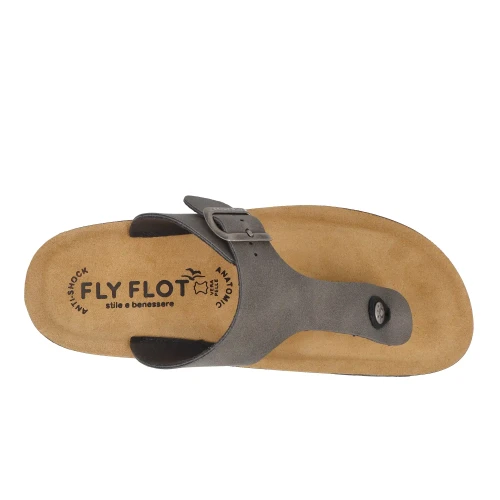 Fly Flot - Synthetic Man Slipper Anthracite