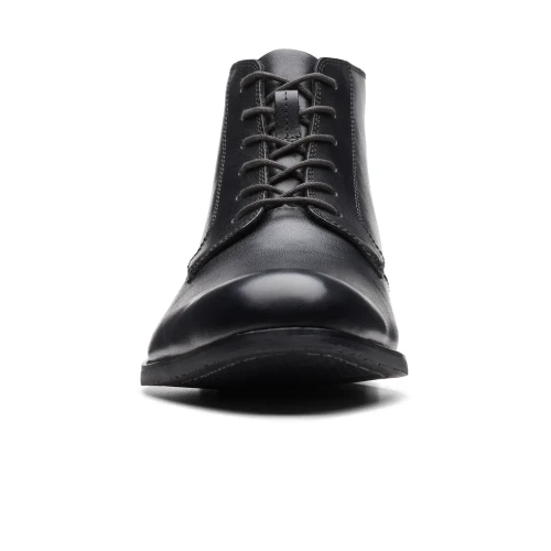 Clarks - Craftarlo Hi Black Leather