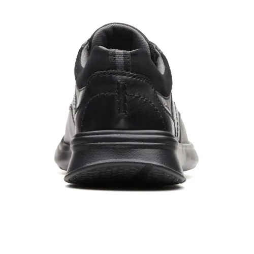 Clarks - Cotrell Edge Blk Smooth Lea