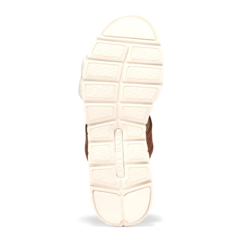 Cole Haan - Zerogrand Double Band Slide Sandals Ivory Ch Dk Cuoio Croc Print Gold Metallic Ivory