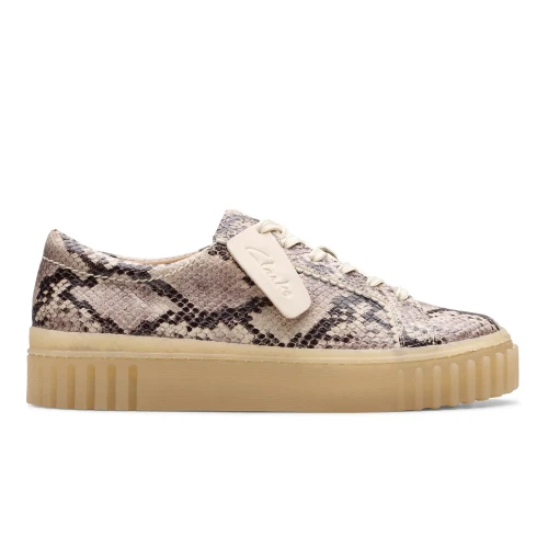 Clarks - Mayhill Walk Grey Snake Lea