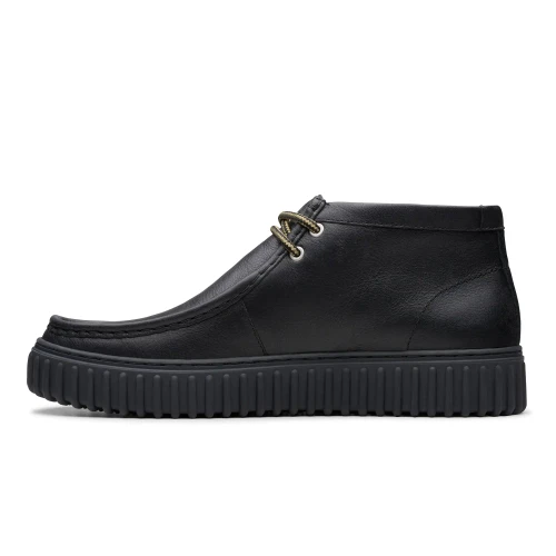 Clarks - Torhill Hi Black Leather