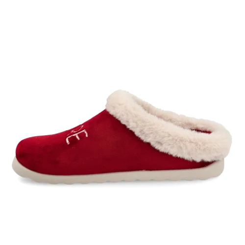 Fly Flot - Cloth Woman Slipper Burgundy