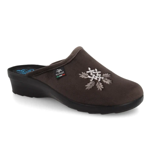 Fly Flot - Cloth Woman Slipper Anthracite