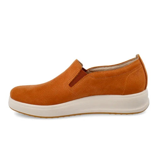 Fly Flot - Leather Woman Shoe Tan