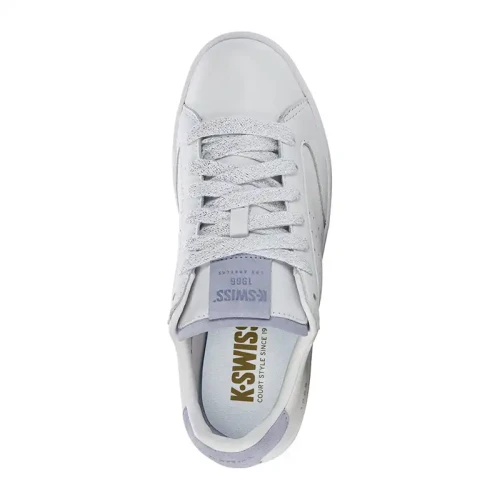 K-Swiss - Lozan  Klub Lth Wht/Wht/Heather Sd M