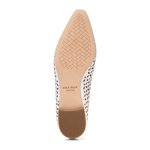 Cole Haan - Chantal Loafers White Perforated Ltr