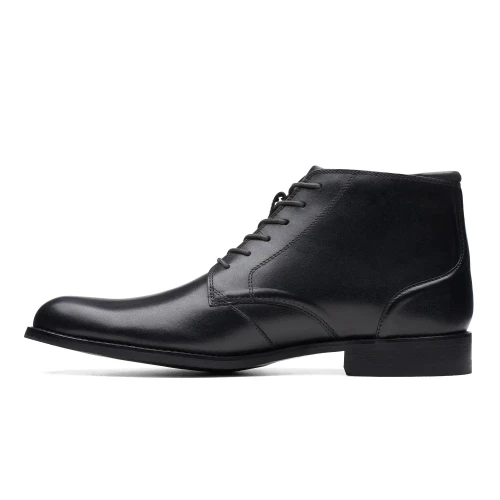 Clarks - Craftarlo Hi Black Leather
