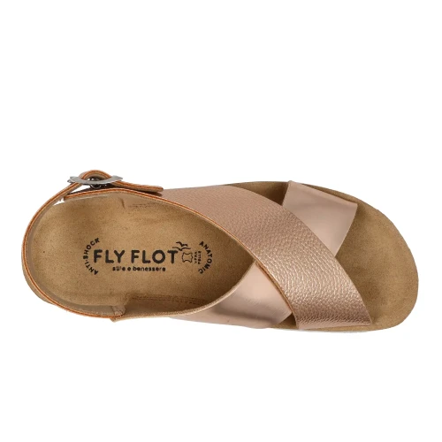 Fly Flot - Synthetic Woman Sandal Dark Gold
