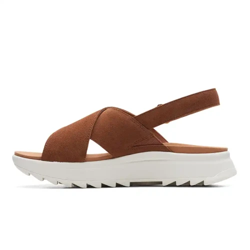 Clarks - Dashlite Wish Dark Tan Suede