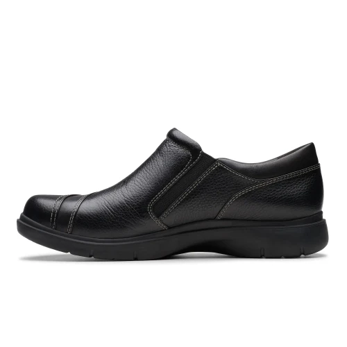Clarks - Certina Pure Black Leather