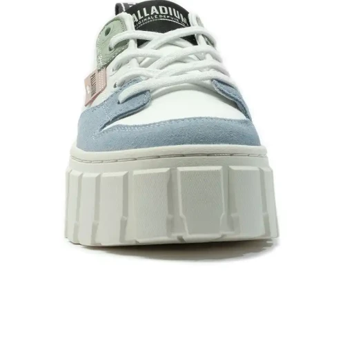 Palladium - Pallatower Lo Star White/Blue Fog M