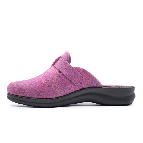 Fly Flot - Cloth Woman Slipper Darh Fuchsia