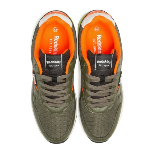 Redskins - Ganja Kaki+Orange+Blanc
