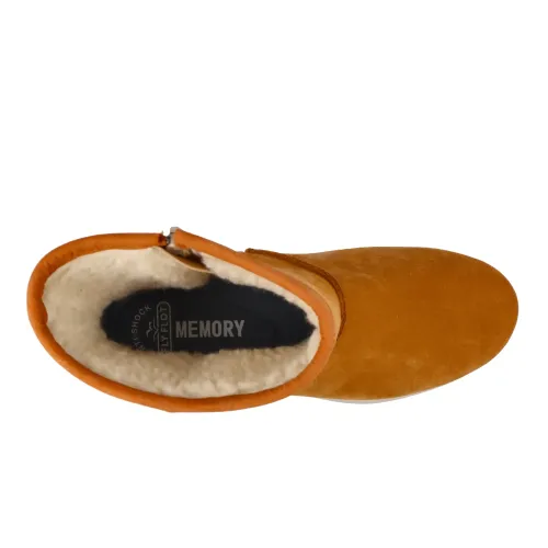Fly Flot - Leather Woman Boot Tan
