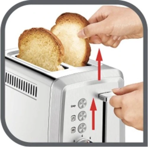 GRILLE PAIN TEFAL 980W INOX  TT321D10