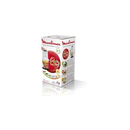 MINI HACHOIR MOULINEX MULTIMOULINETTE 6EN1 500W BLANC AT723110