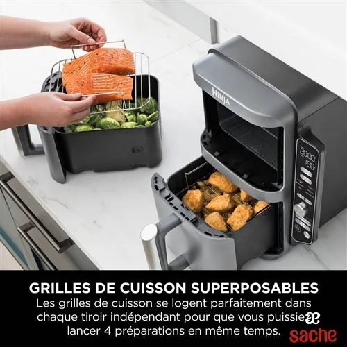 FRITEUSE NINJA AIR FRYER DOUBLE STACK 9.5L SL400EU