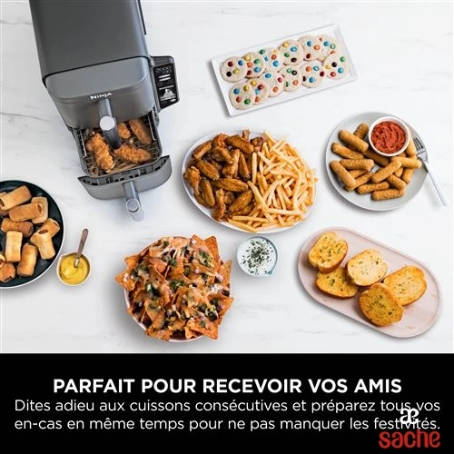 FRITEUSE NINJA AIR FRYER DOUBLE STACK 9.5L SL400EU