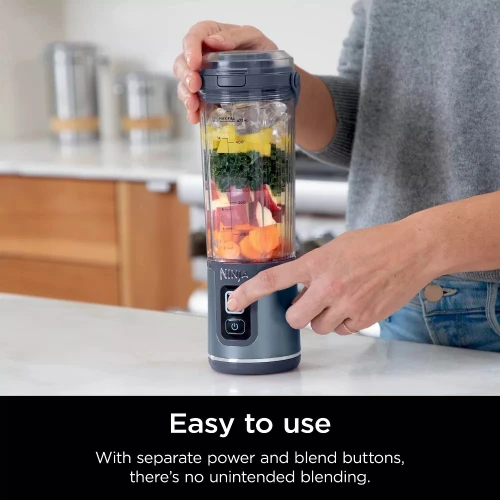 MINI BLENDER NINJA BLAST GRIS BC151NV