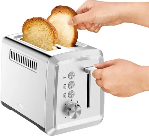 GRILLE PAIN TEFAL 980W INOX  TT321D10