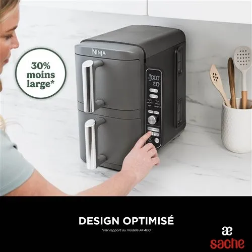 FRITEUSE NINJA AIR FRYER DOUBLE STACK 9.5L SL400EU