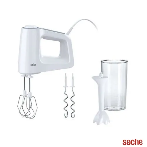 BATTEUR BRAUN 500W BLANC HM3105WH
