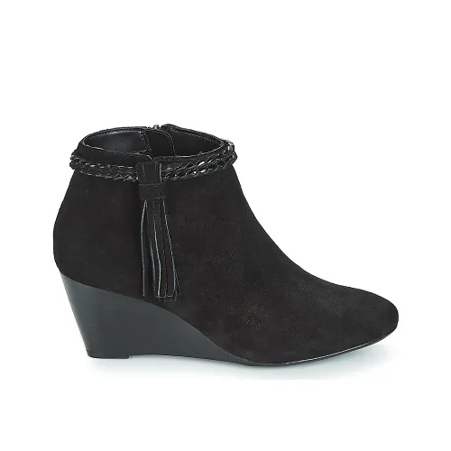 BOTTINES ANDRÉ FEMME FROYA DAIM NOIR