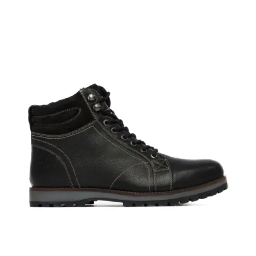 BOOTS LUMBERJACK HOMME ROMAN NOIR