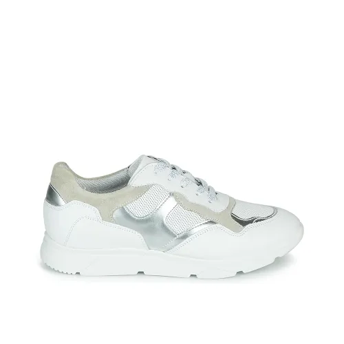 BASKETS ANDRÉ FEMME HAVILAH CUIR BLANC