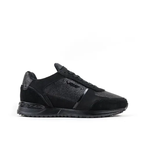 CHAUSSURE CASUAL VO7 MILAN GLITTER HOMME NOIR