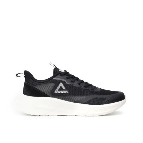 BASKET DE RUNNING PEAK HOMME BLACK WHITE